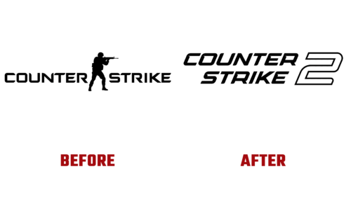 Counter Strike Logo Evolution