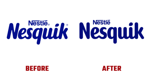 Nesquik Logo Evolution