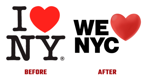 We Love NYC Logo Evolution