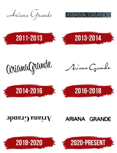 Ariana Grande Logo History
