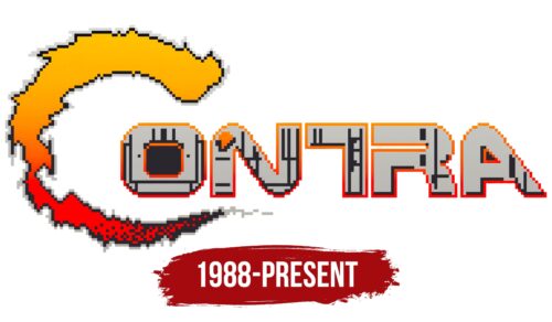 Contra Logo History