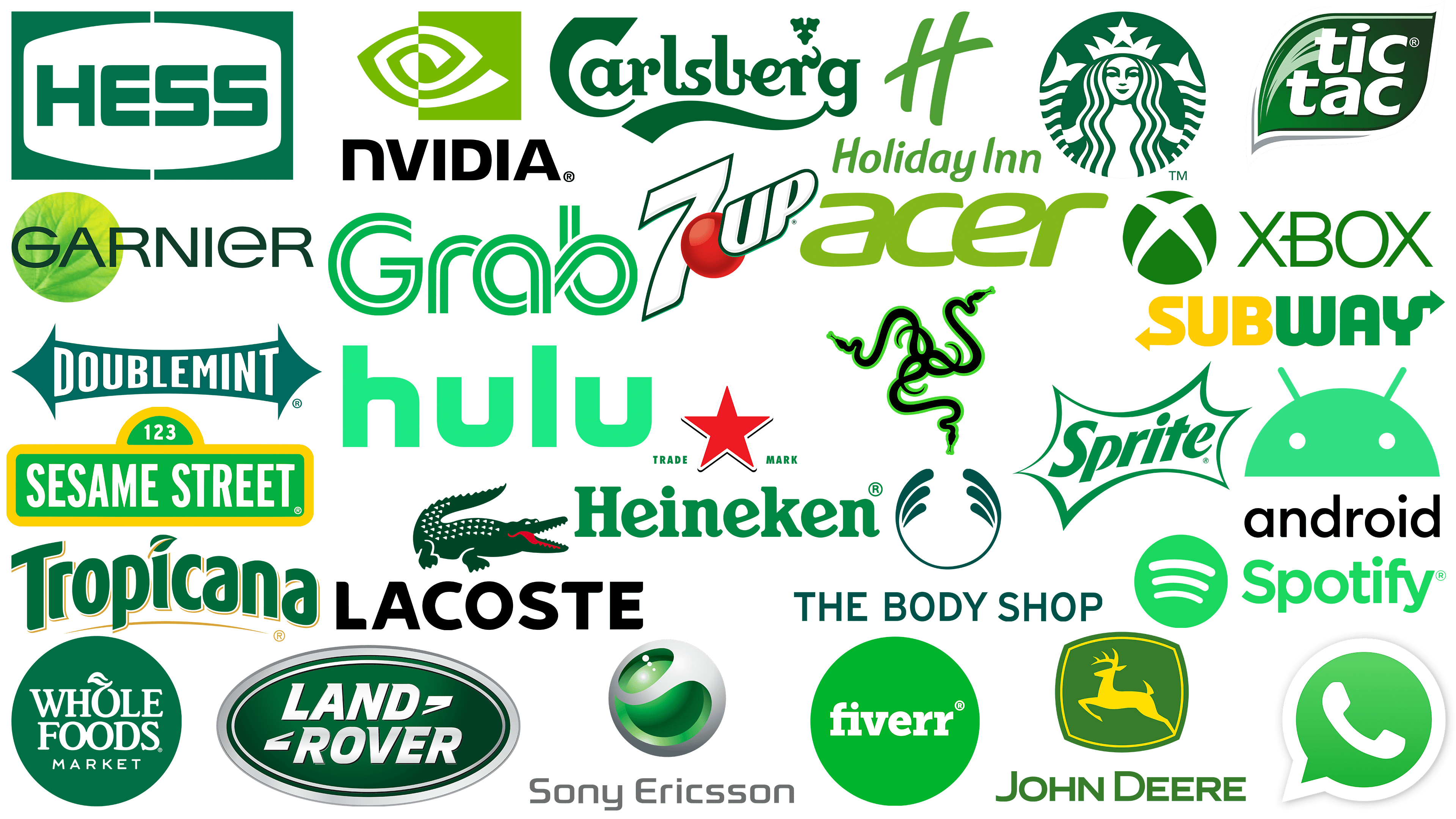 Green Brand Logos
