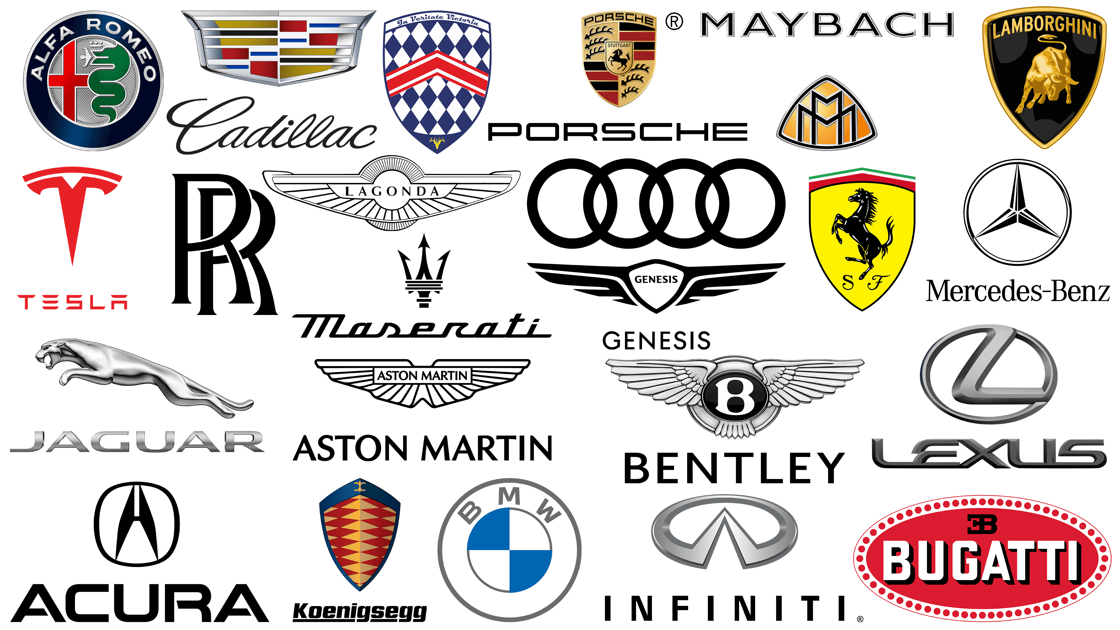 Famous Luxury Car Logos: Ultimate List Of High-end Car Logos