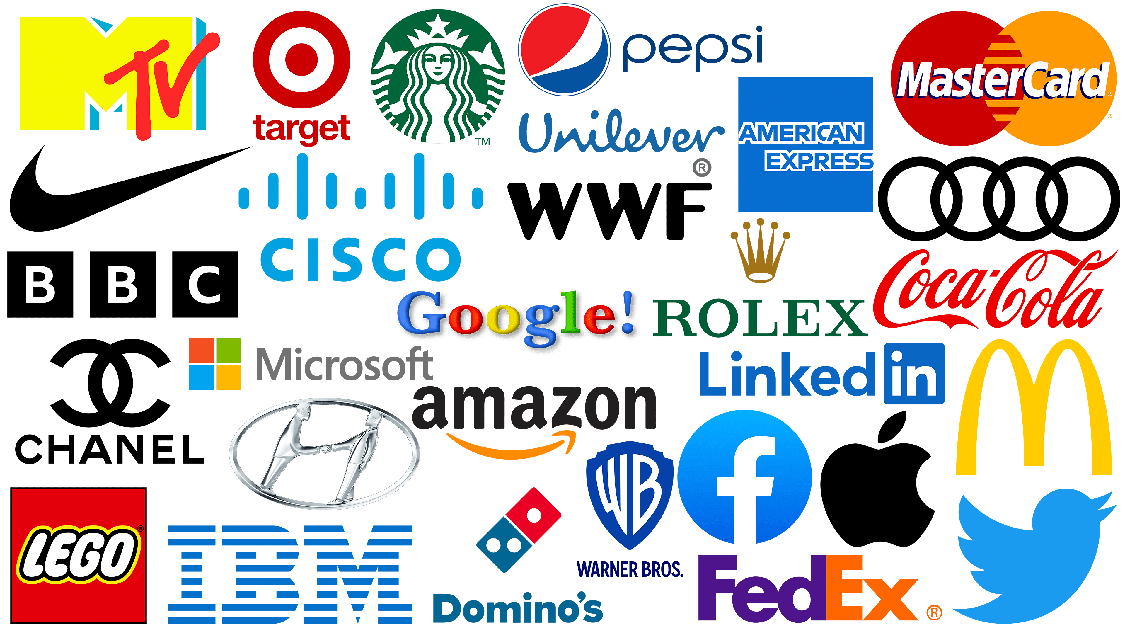 Popular Brands Logos