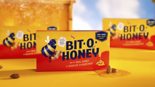 Bit-O-Honey packaging design