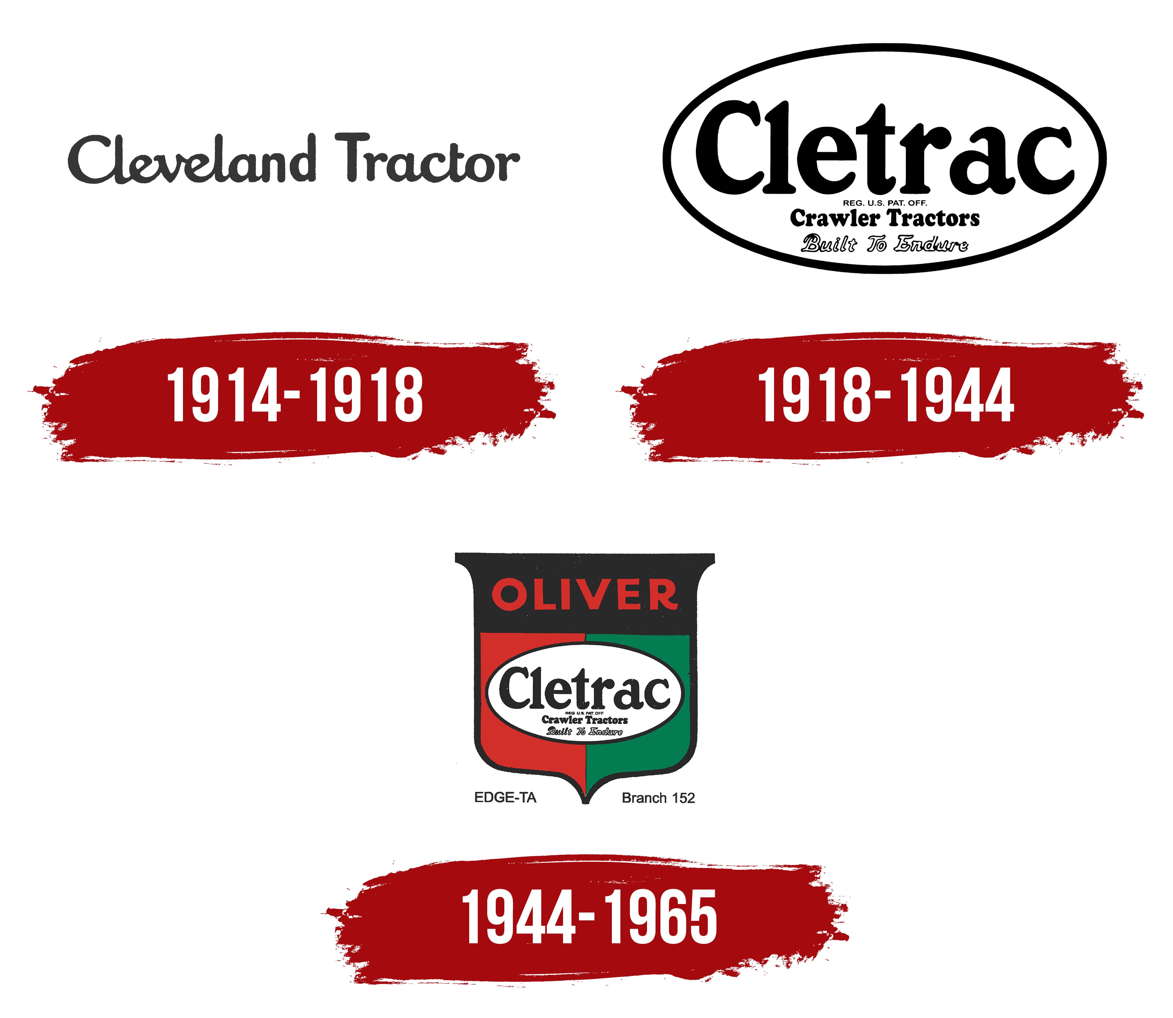 Cletrac Crawler Tractor Logo Stars & Stripes High Crown Trucker Hat  Snapback 