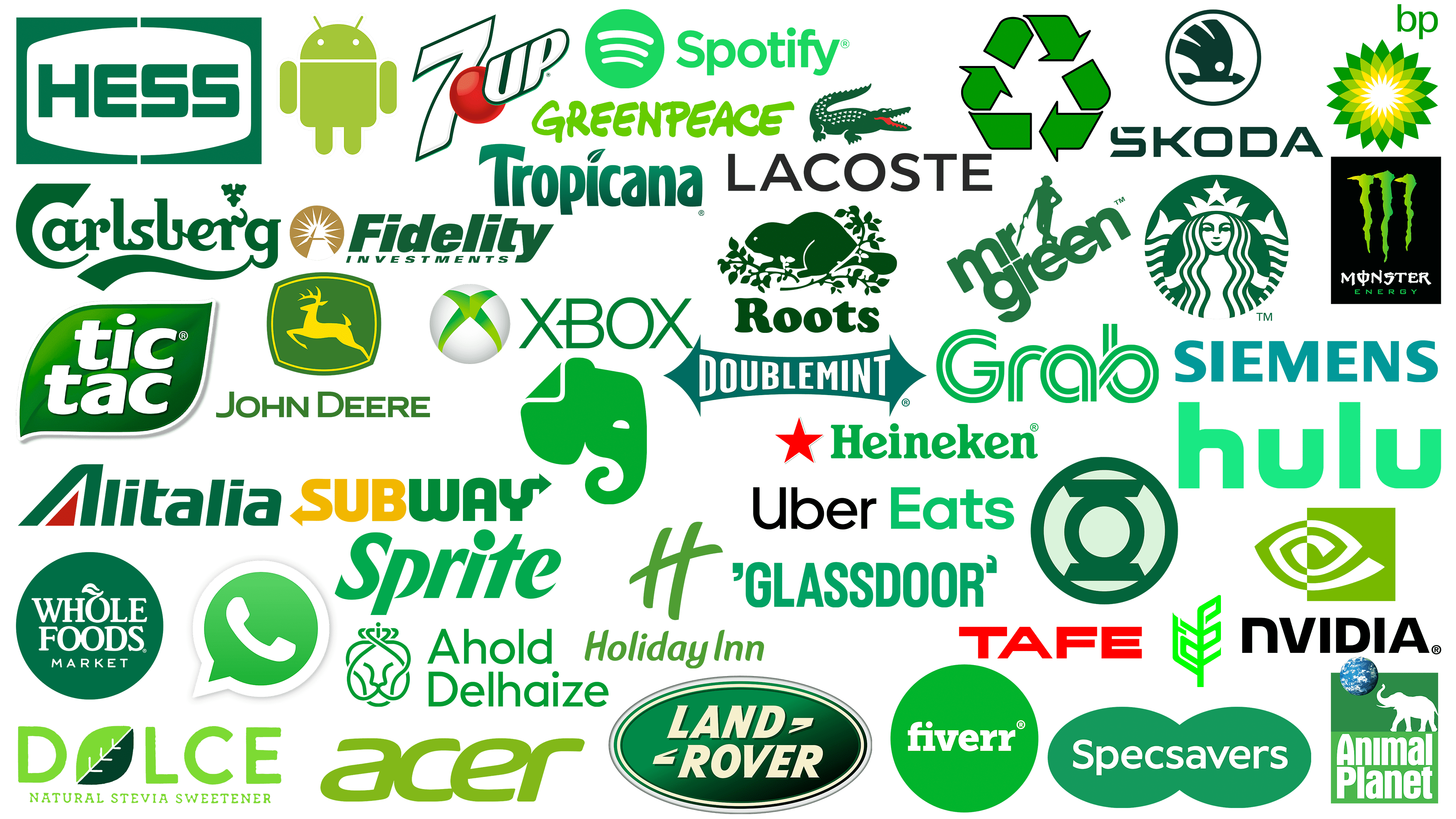 Green Brand Logos