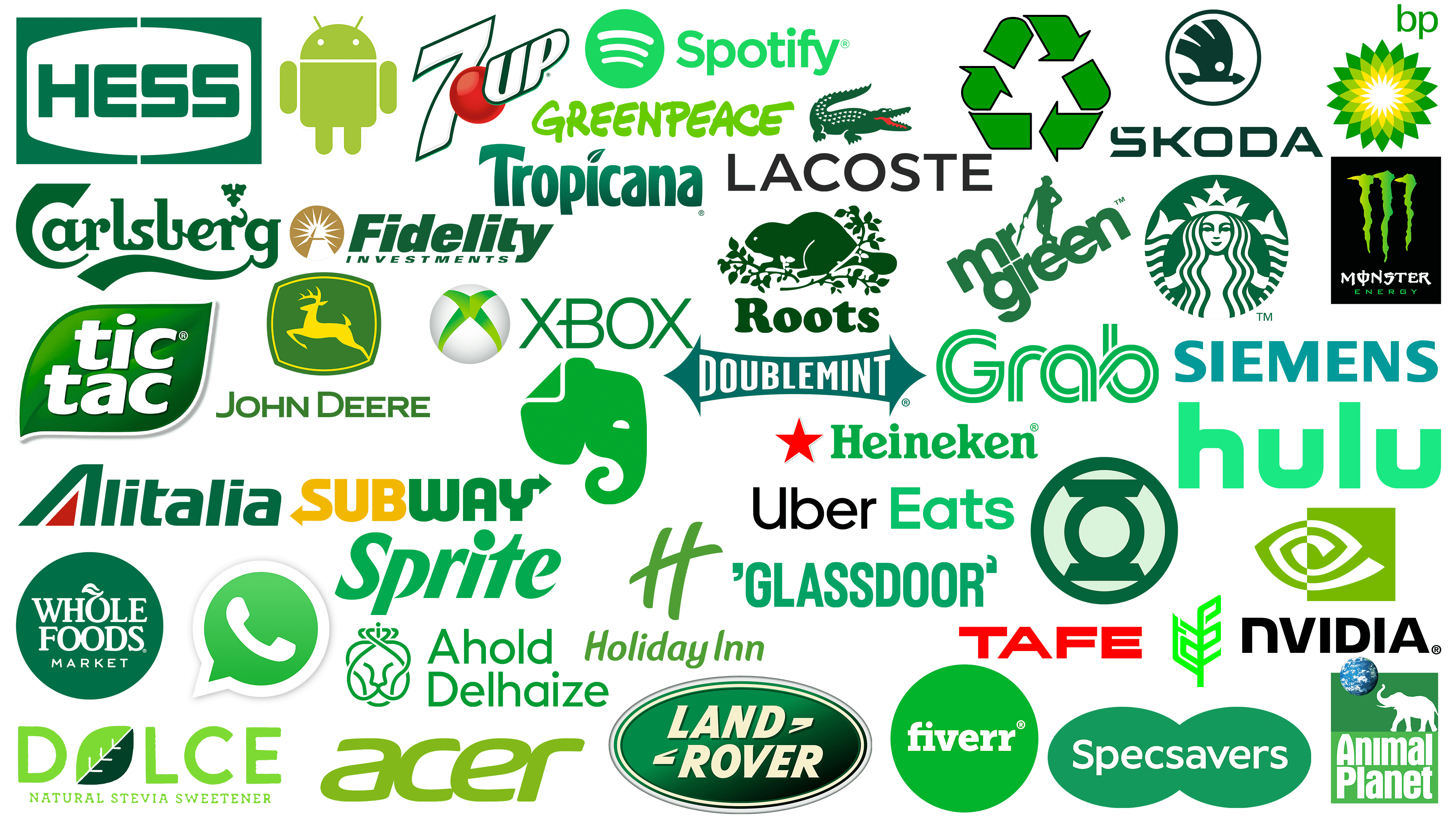 famous-green-logos-created-by-popular-brands