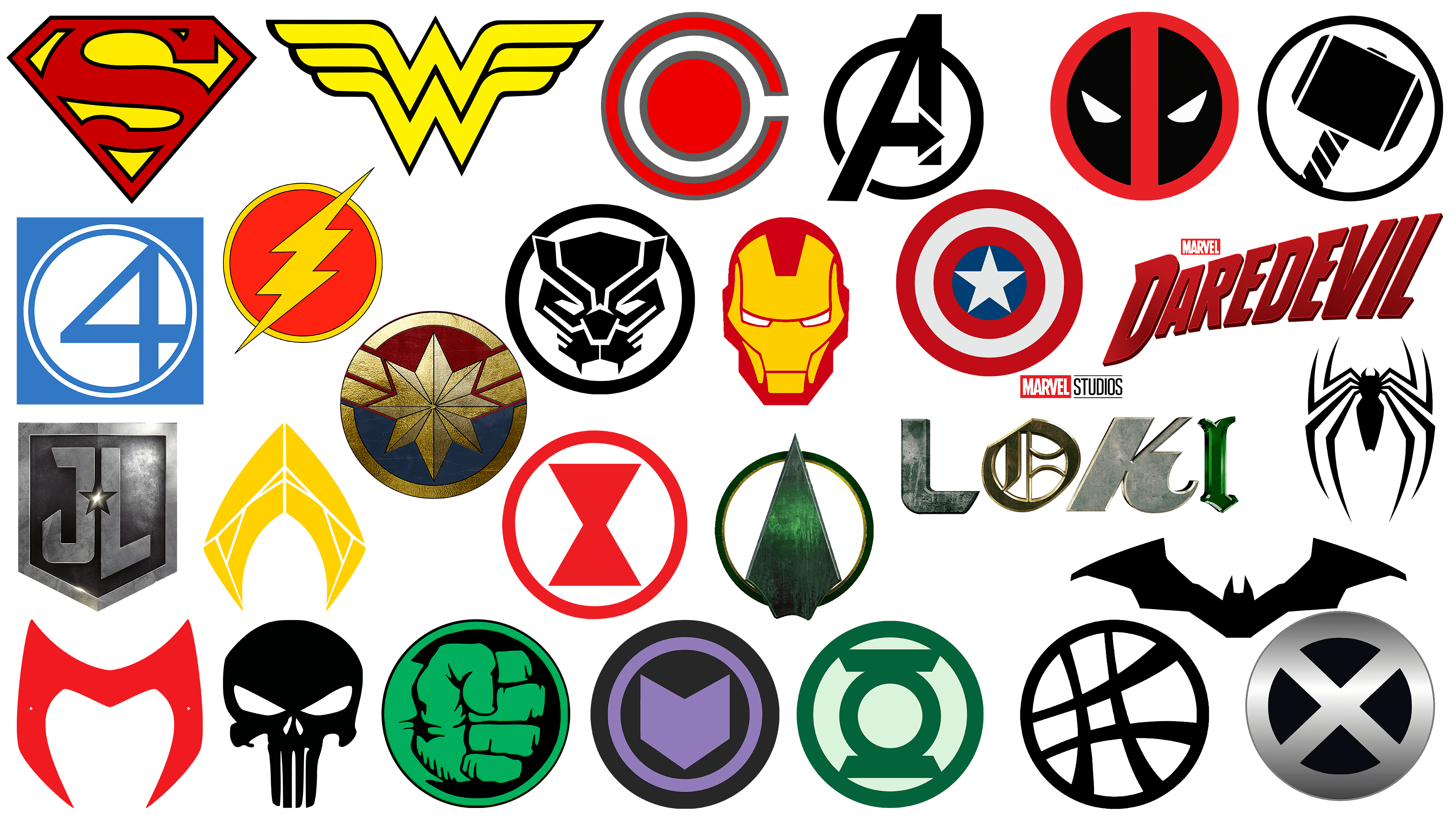 9 Best Superhero Logos Explained
