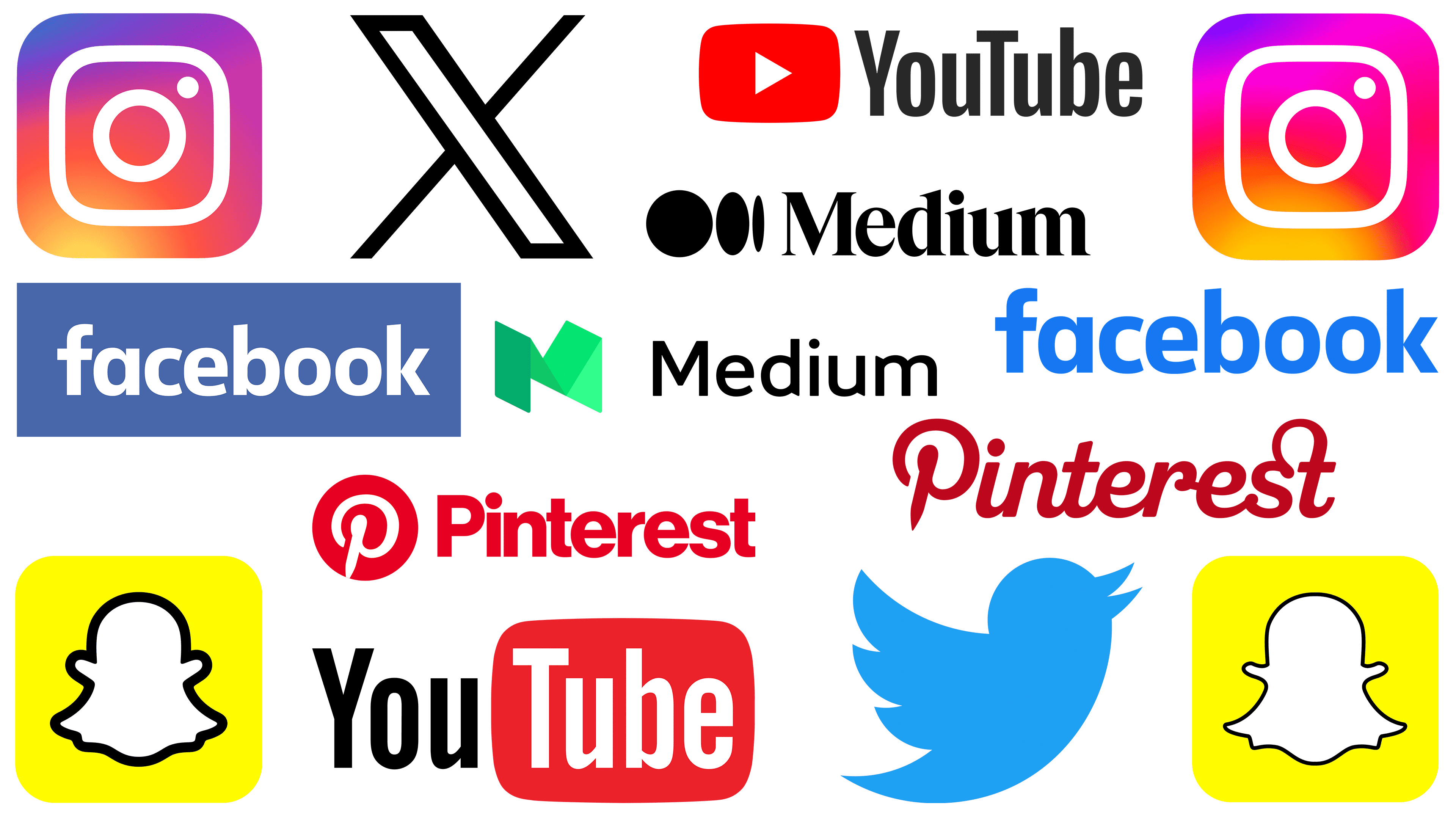 Top Social Media Logo Most Famous Social Media And Their Logos