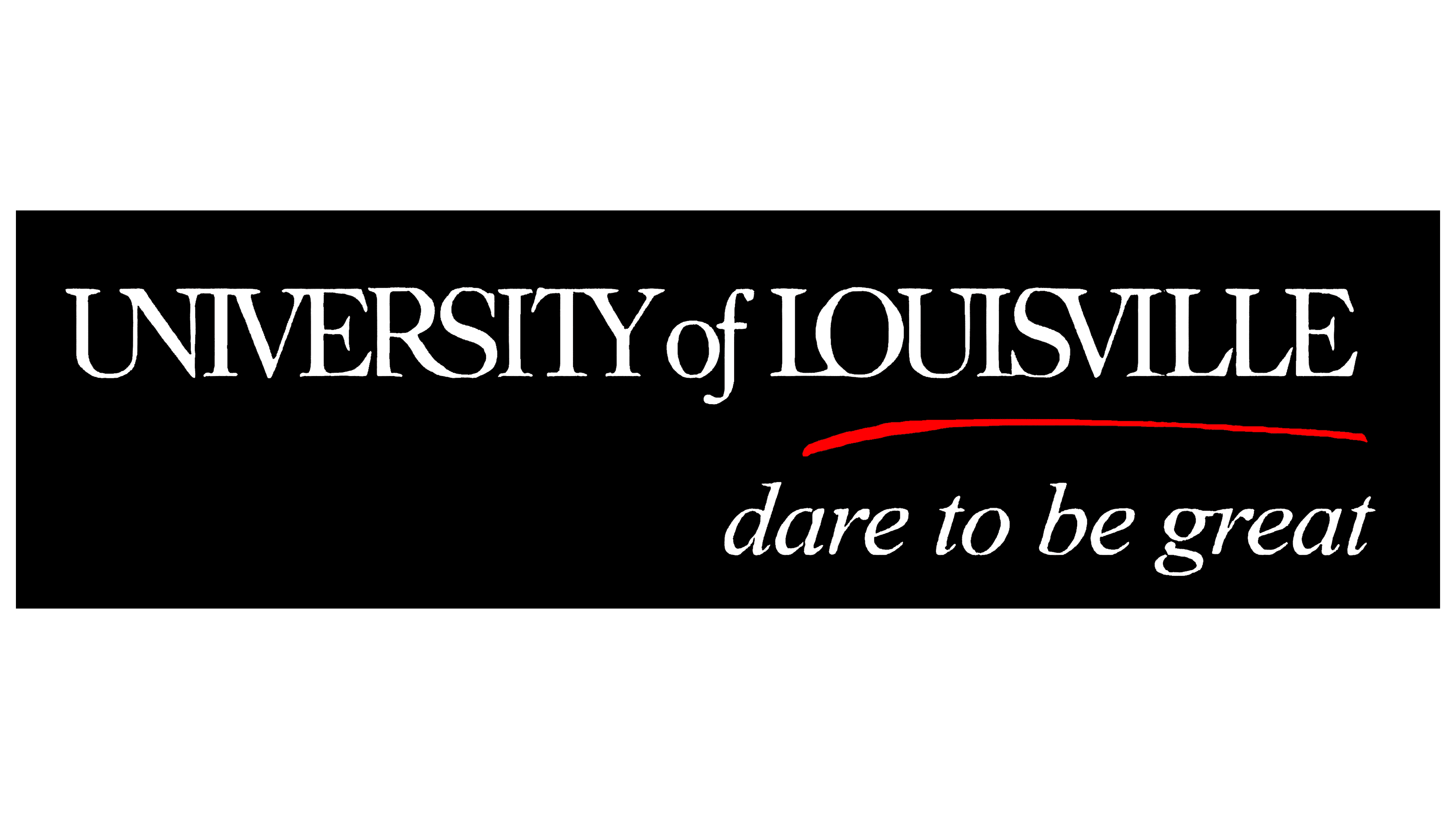  University of Louisville Official One Color Logo