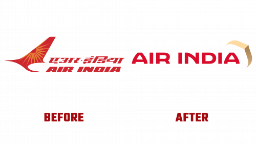 Air India Logo Evolution (history)