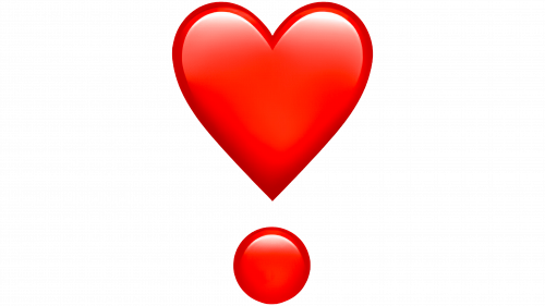 Exclamation Mark Heart Emoji