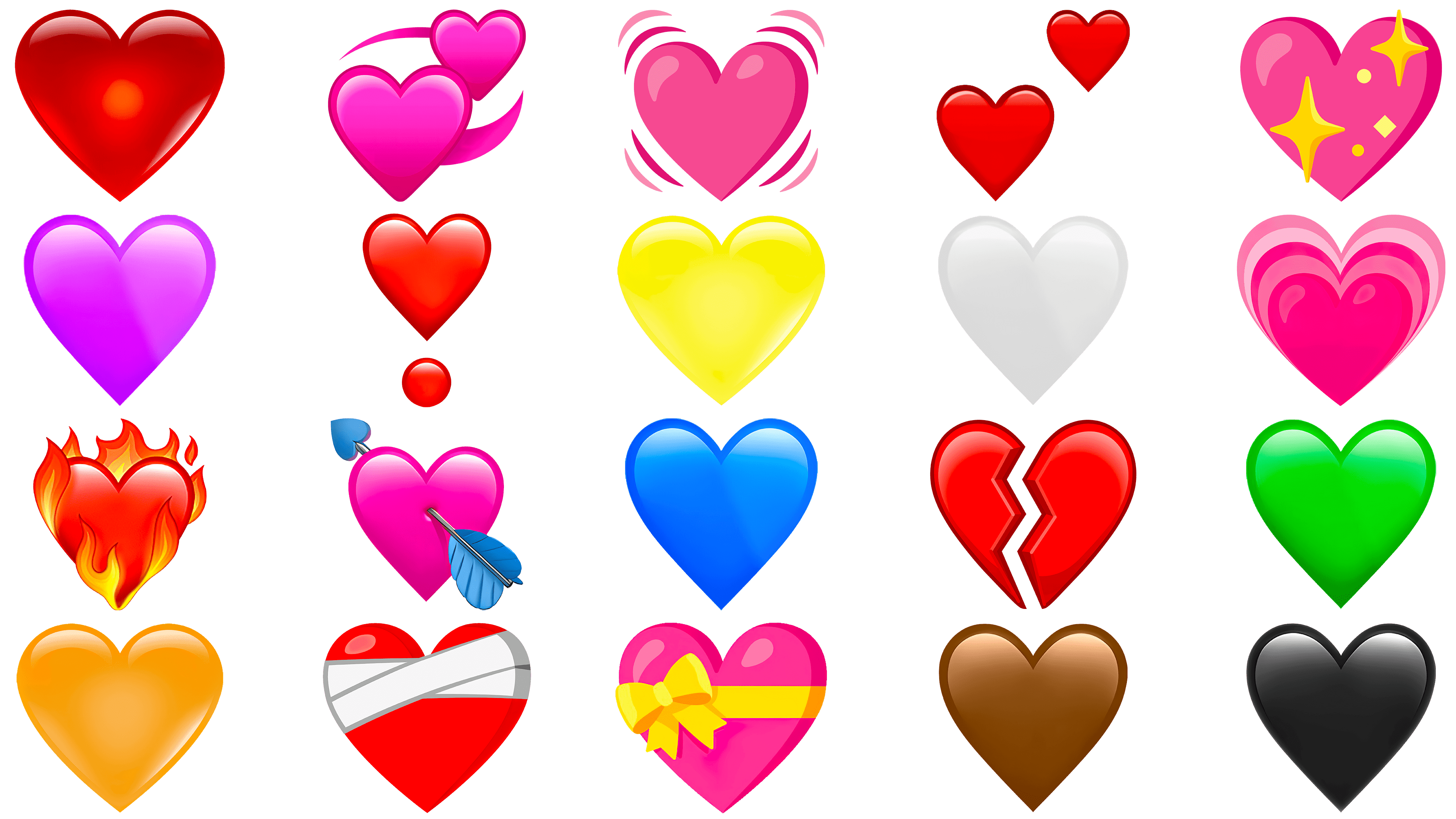 Heart Emoji Meanings: Color Matters. Heart emoticon 🤍 meaning