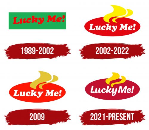 Lucky Me Logo History
