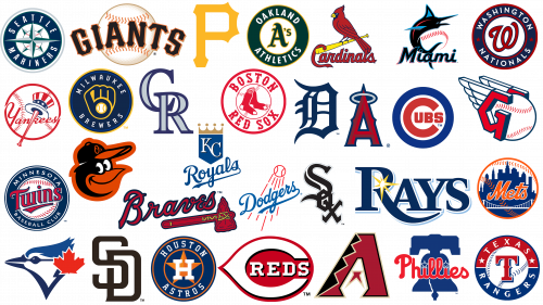 The Major League Baseball Team Logos And Names