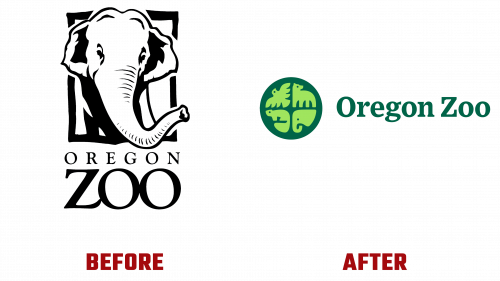 Oregon Zoo Logo Evolution (history)