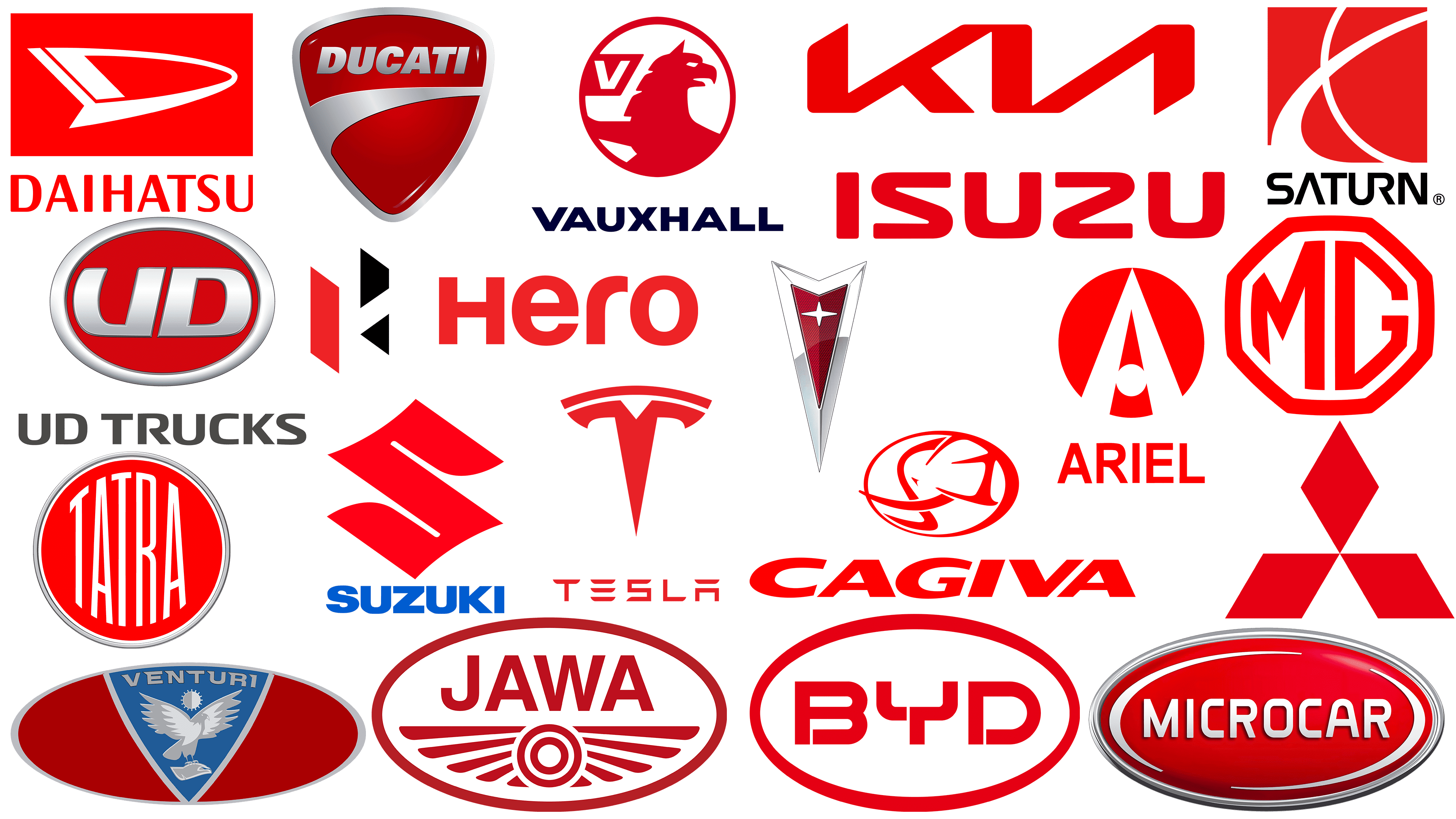Red Automotive Logos