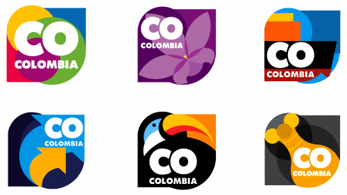 Brand Colombia in Logo