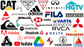 Famous triangle logos