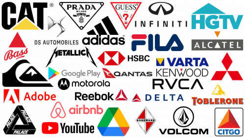 Famous triangle logos