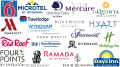 Hotel brand logos. Memorable hotel logos and names