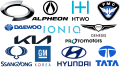 Korean car brands and their logos, The car companies from Korea