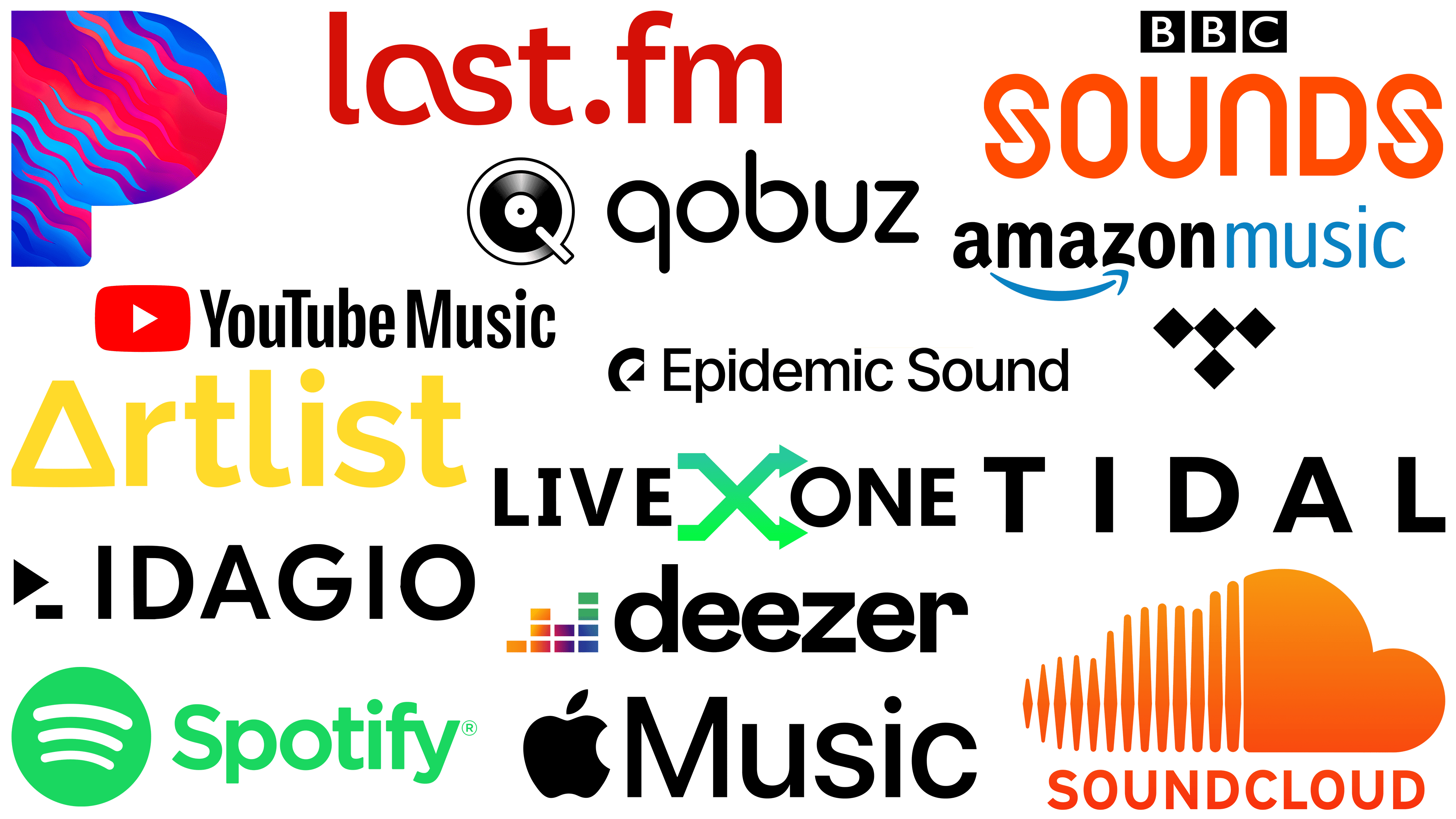 All Music Streaming Platforms Logo - Image to u