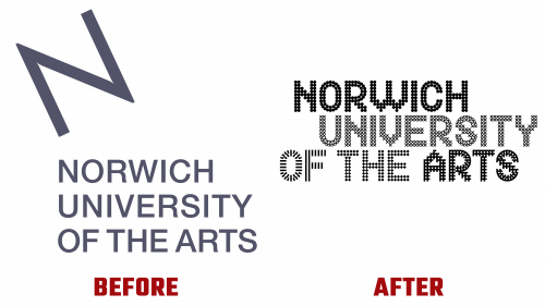 Norwich University of the Arts Logo Evolution (history)