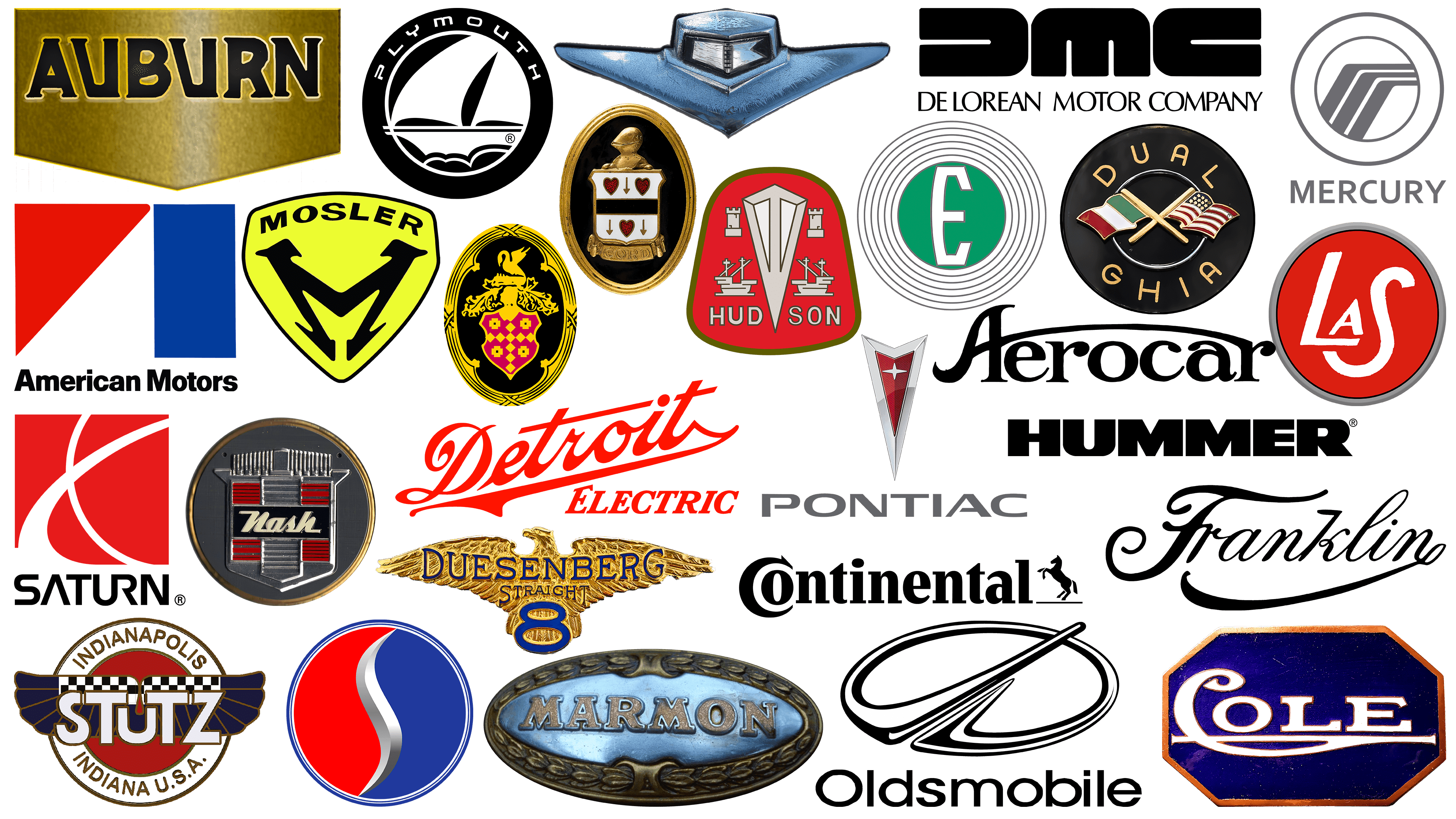 Old Car Brands Logos