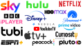 TV streaming service logos, The world's most popular streaming services and their logos