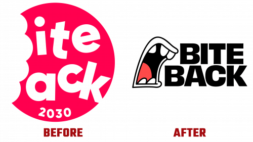 Bite Back Logo Evolution (history)
