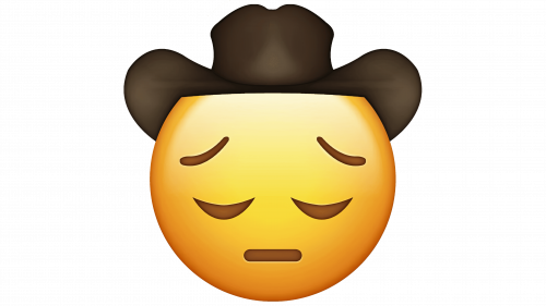 sad cowboy emoji