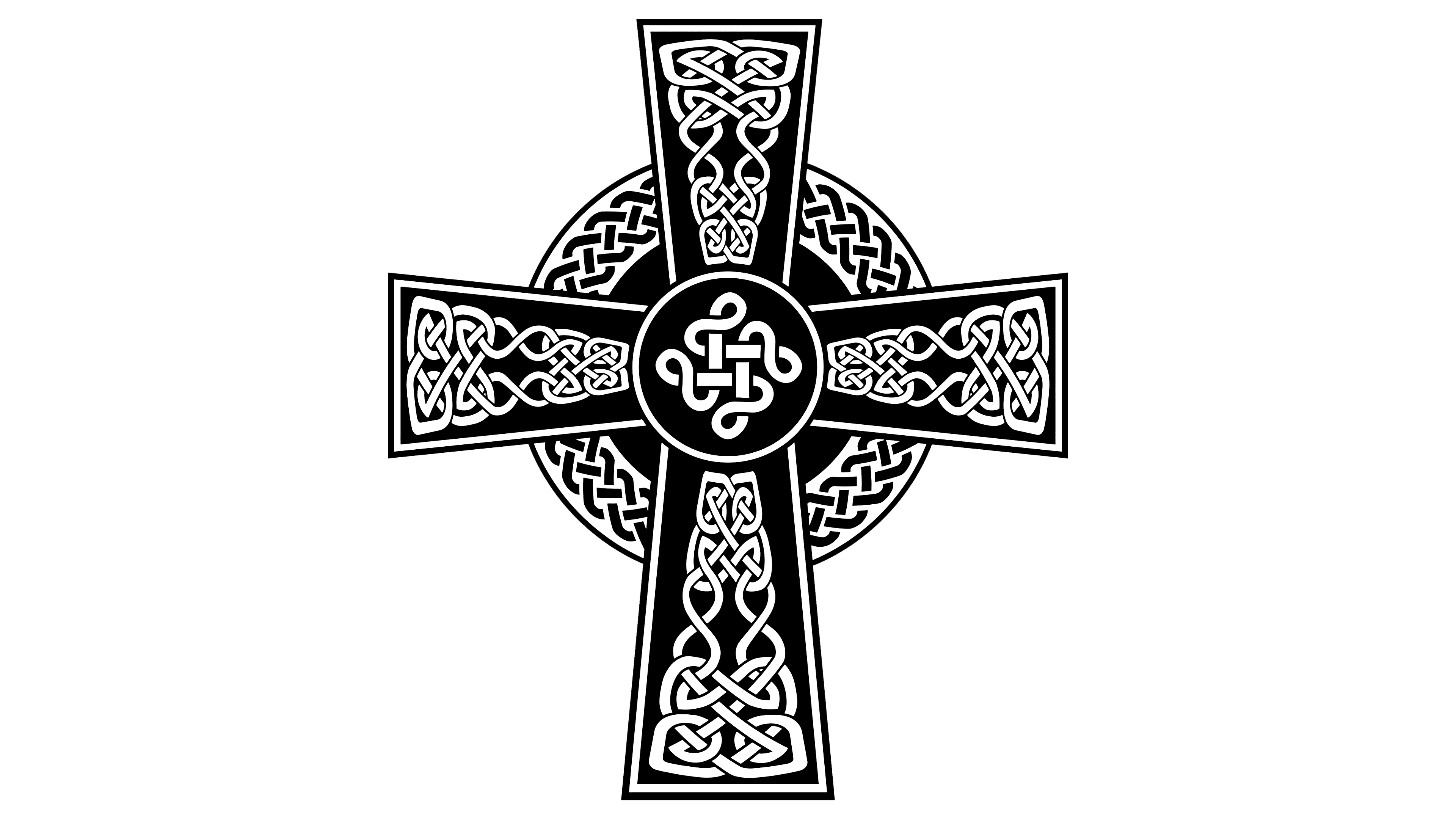 Celtic Symbol Cross Tattoo Design — LuckyFish, Inc. and Tattoo Santa Barbara
