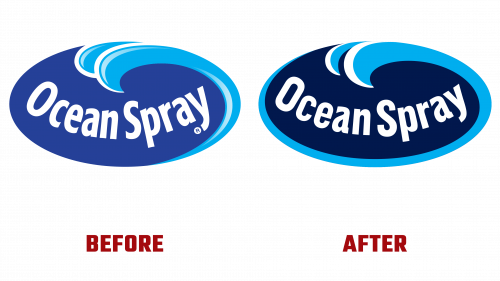 Ocean Spray Unveils Fresh New Look With Updated Logo   Ocean Spray Logo Evolution 500x281 