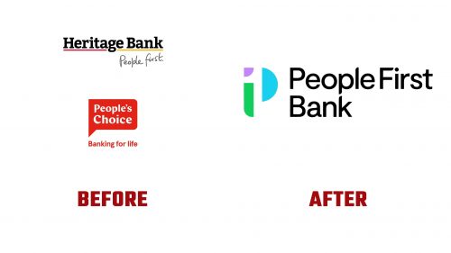 The People First Bank Logo Evolution