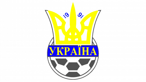 Ukraine National Football Team Logo 1992