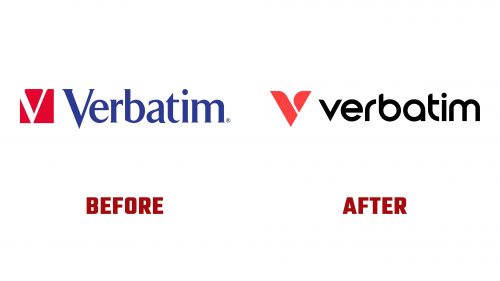 Verbatim Logo Evolution