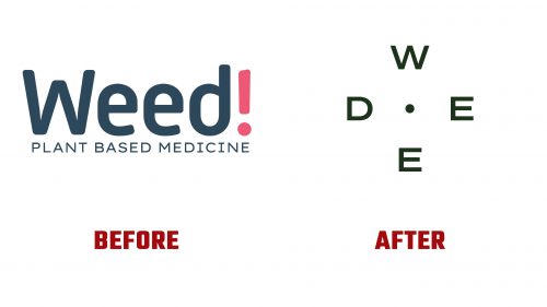 Weed.de Logo Evolution