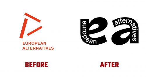 European Alternatives Logo Evolution