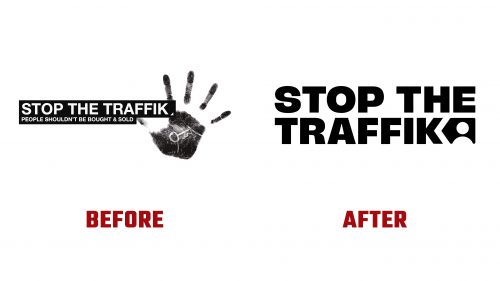 STOP THE TRAFFIK Logo Evolution