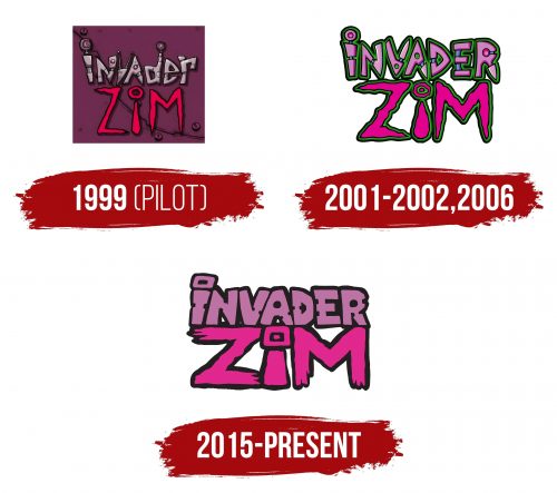 Invader Zim Logo History