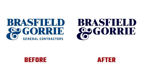 Brasfield & Gorrie Logo Evolution