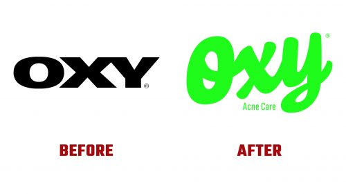 Oxy Logo Evolution