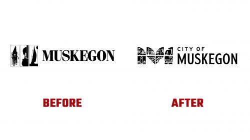 The City of Muskegon Logo Evolution