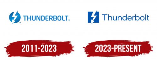 Thunderbolt Logo History