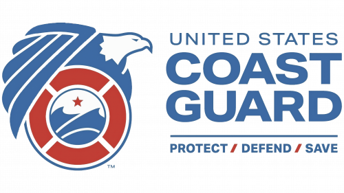 United States Coast Guard Logo Wordmark