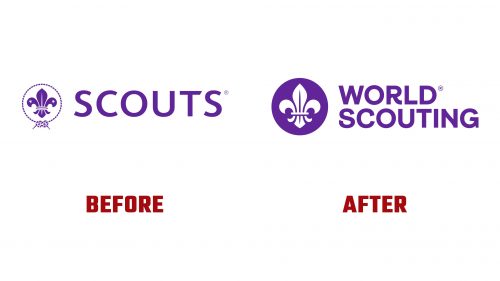 World Scouting Logo Evolution