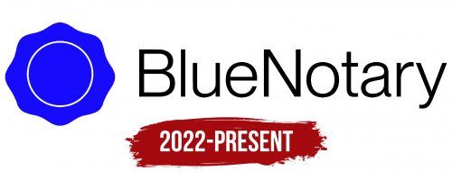 BlueNotary Logo History