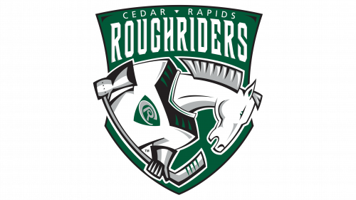 Cedar Rapids RoughRiders Logo 1999